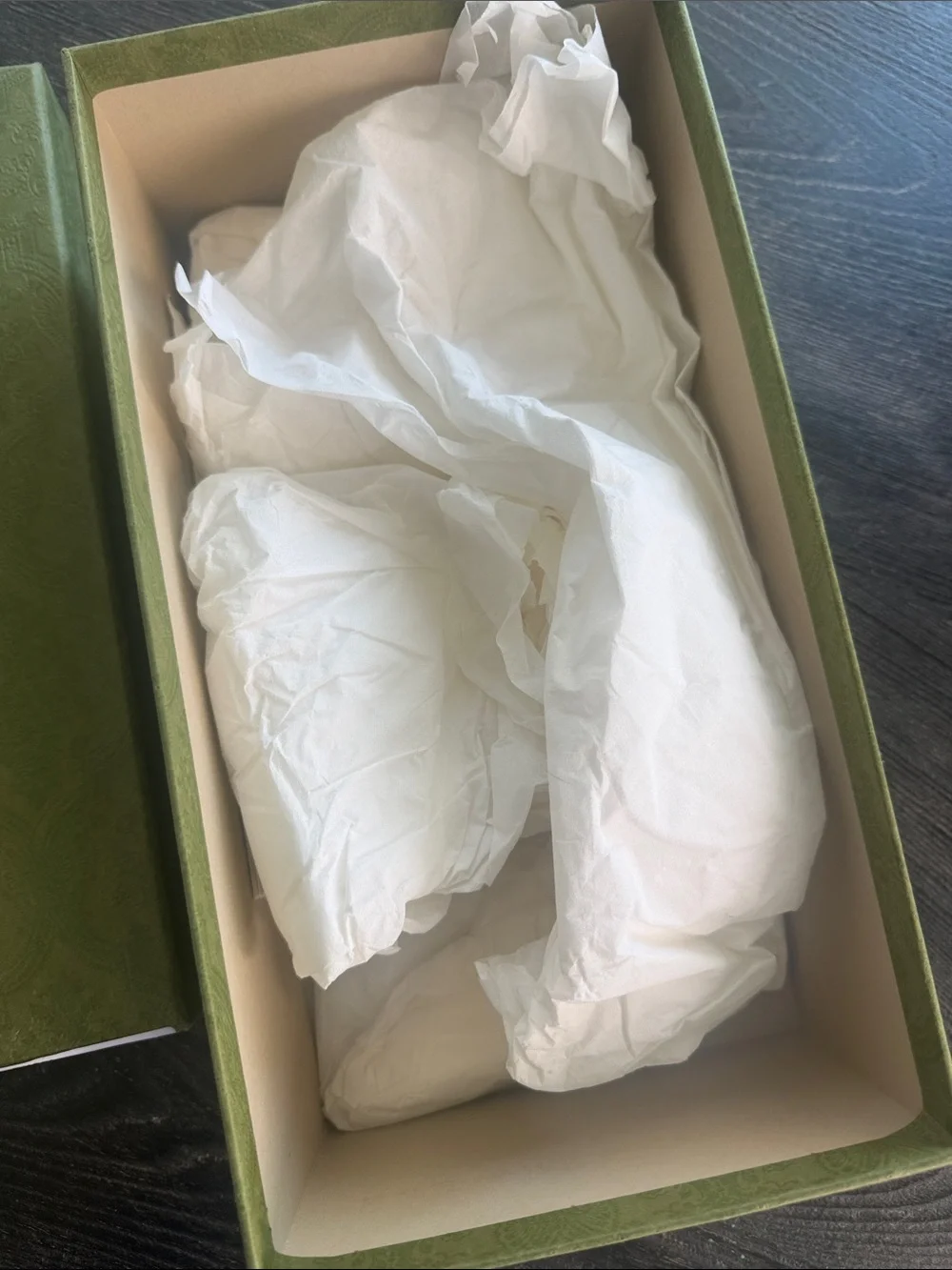 Gucci Olive Green Shoe Box
